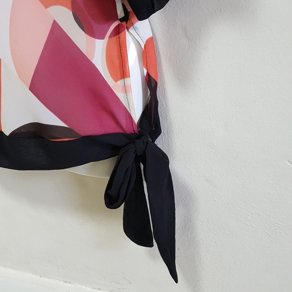 Honey Punch Top Retro Sheer Dolman Off shoulder S - Picture 6 of 13